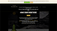 Desktop Screenshot of clanmacgregorwhisky.com
